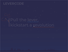 Tablet Screenshot of levercode.com